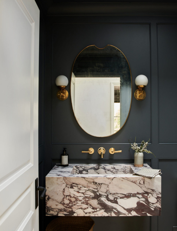 marble small bathrooms